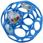 Oball Classic Ball Baby Rattle, Blue - USED